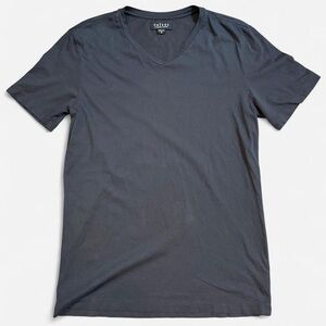 Velvet by Graham & Spencer Solid Black V-Neck T-Shirt Size Medium